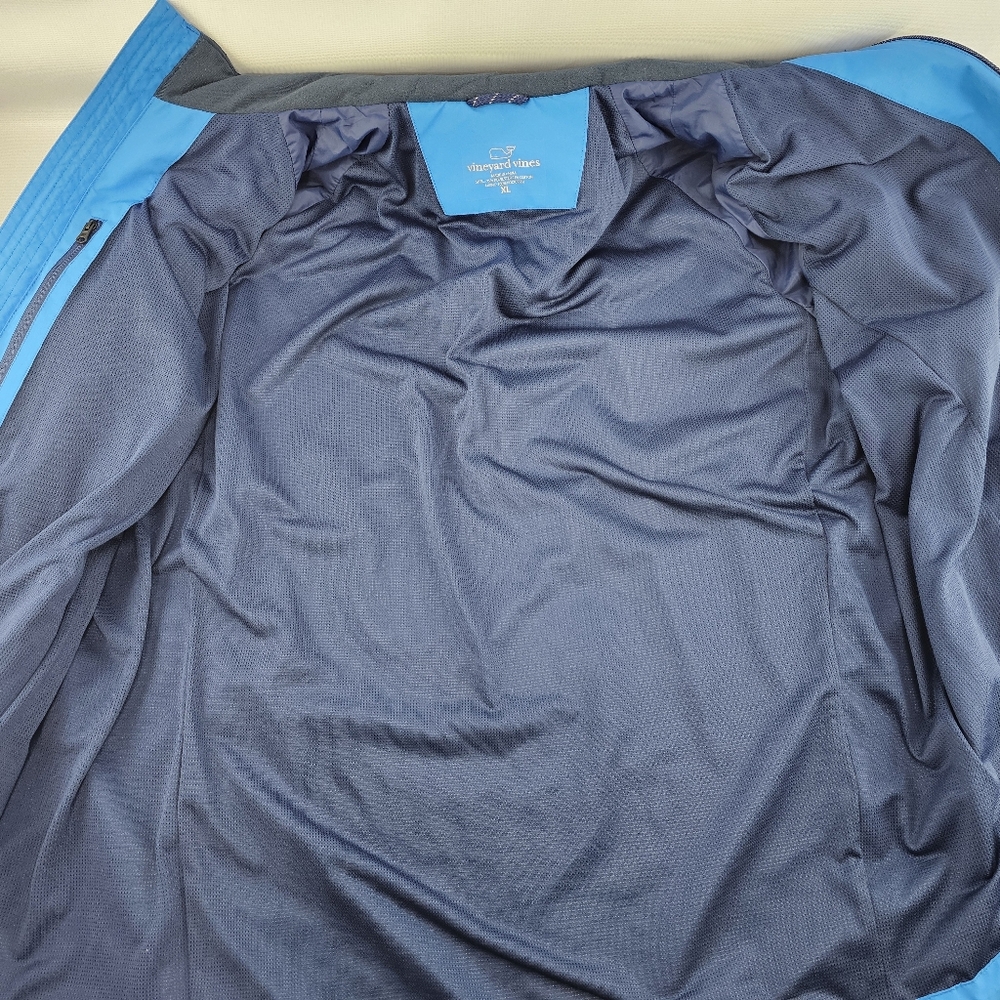 Vineyard Vines Men's Regatta Windbreaker Jacket in Spinnaker Blue Size XL - Picture 7 of 14